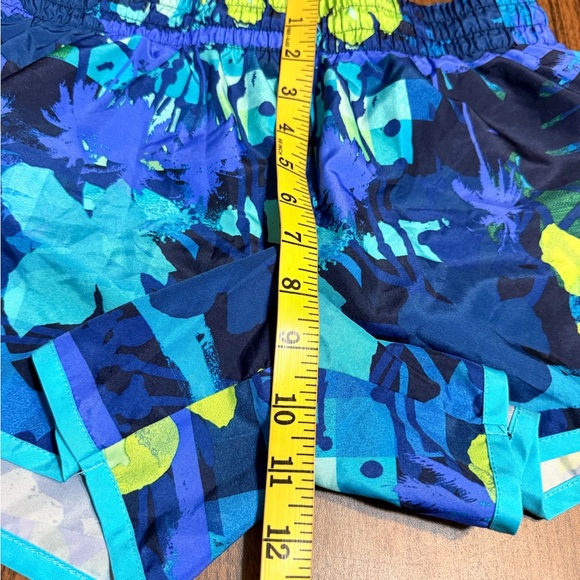 Danskin Floral Blue and Yellow Athletic Shorts - Picture 5 of 5